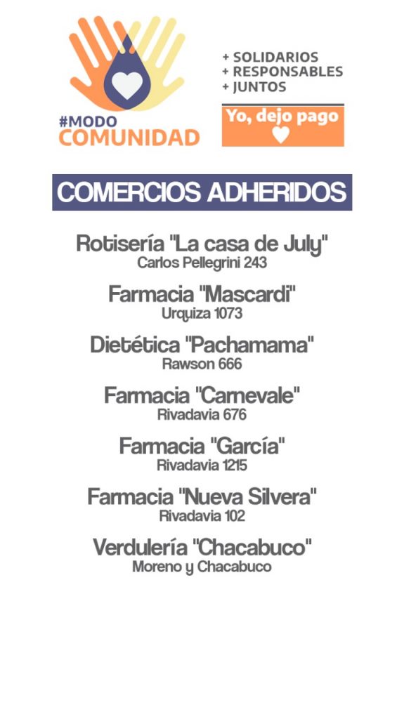 El #modocomunidad llevó viandas a barrios y a una localidad 21