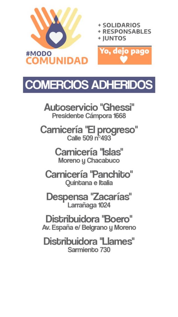 El #modocomunidad llevó viandas a barrios y a una localidad 19