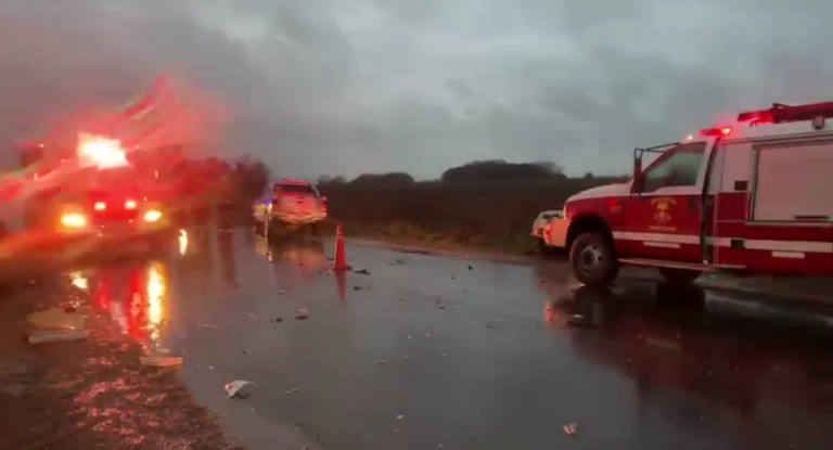 Foto del siniestro vial. Gentileza: FM Vall.