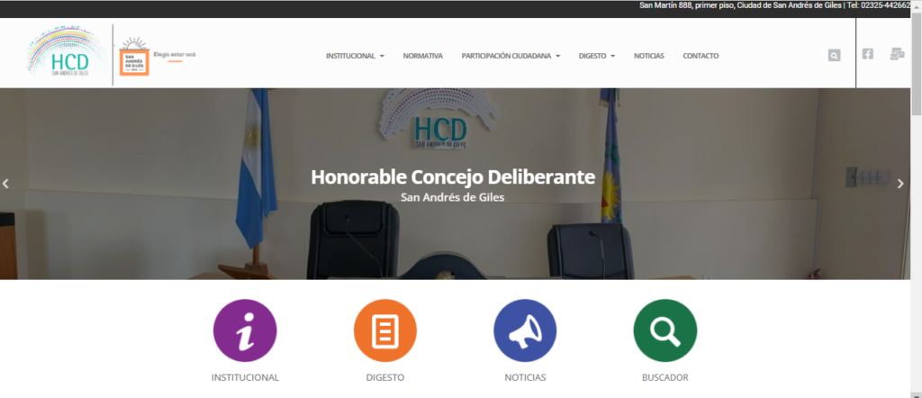 El Concejo Deliberante presentó su página web 1 El concejo deliberante presentó su página web