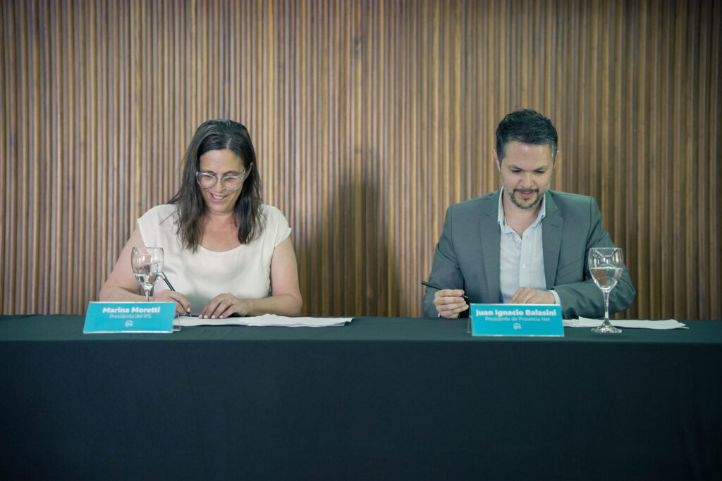 Moretti anunció la digitalización del ips mediante un convenio con provincia net