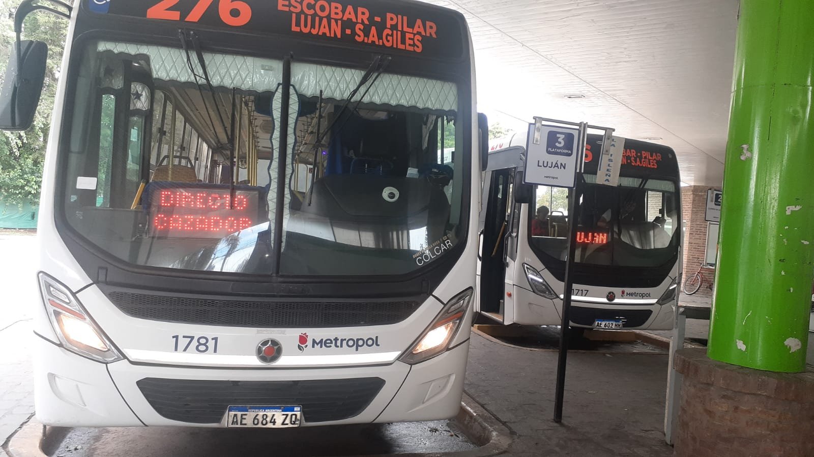 Línea 276: se agregaron más refuerzos con destino a Luján y Pilar