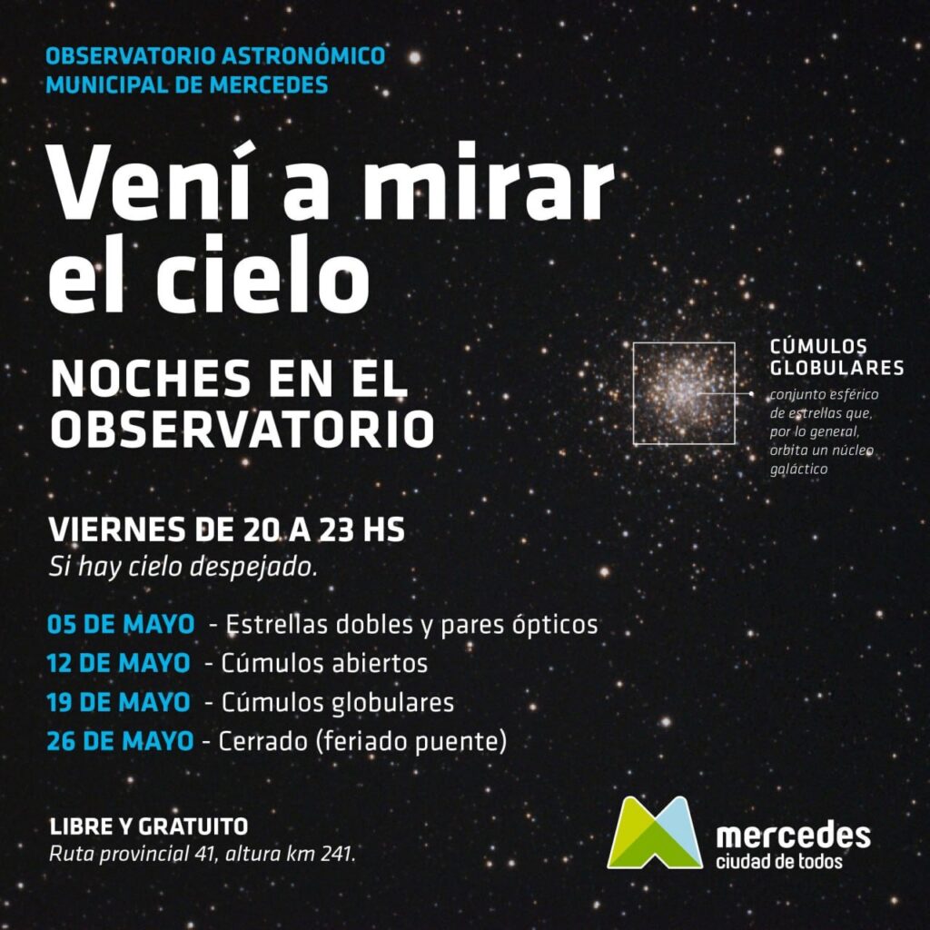 Observatorio astronómico de mercedes: una interesante actividad a tan solo 20 minutos de giles
