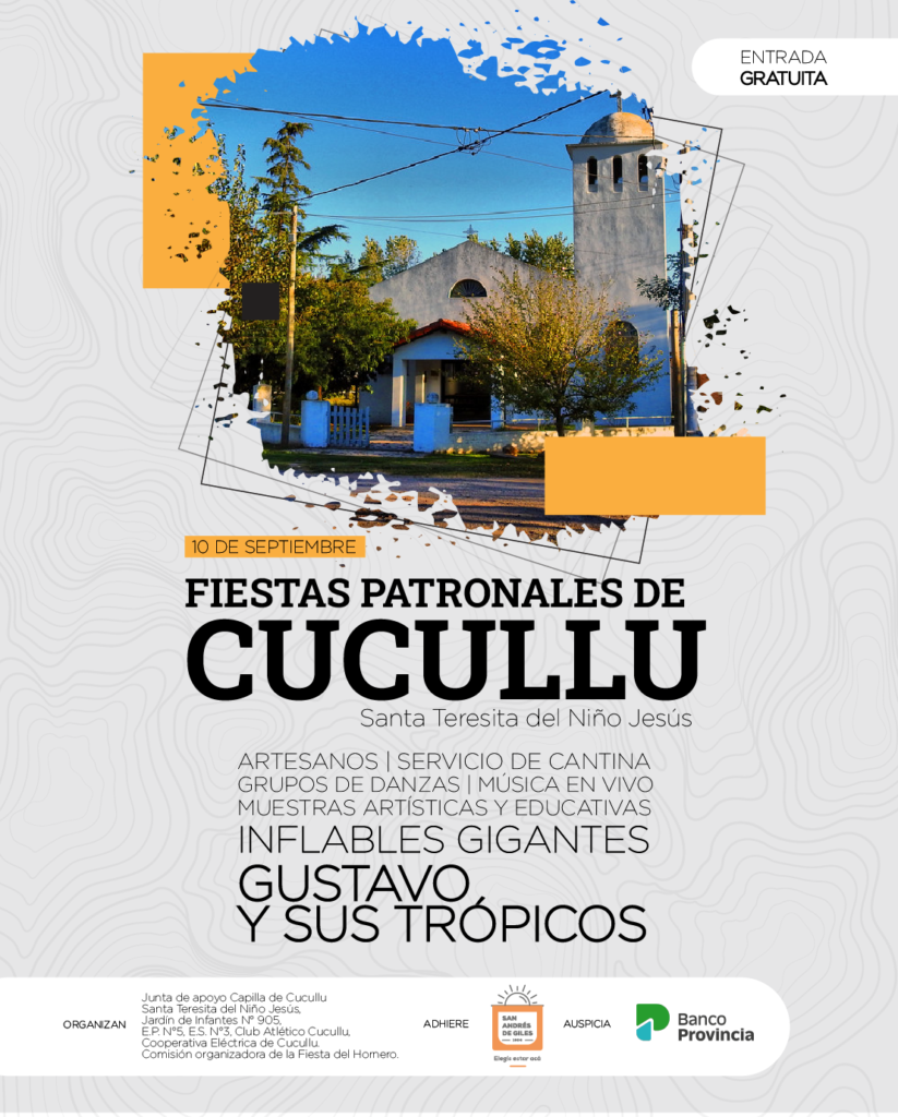 Cucullu estará de fiesta el próximo domingo
