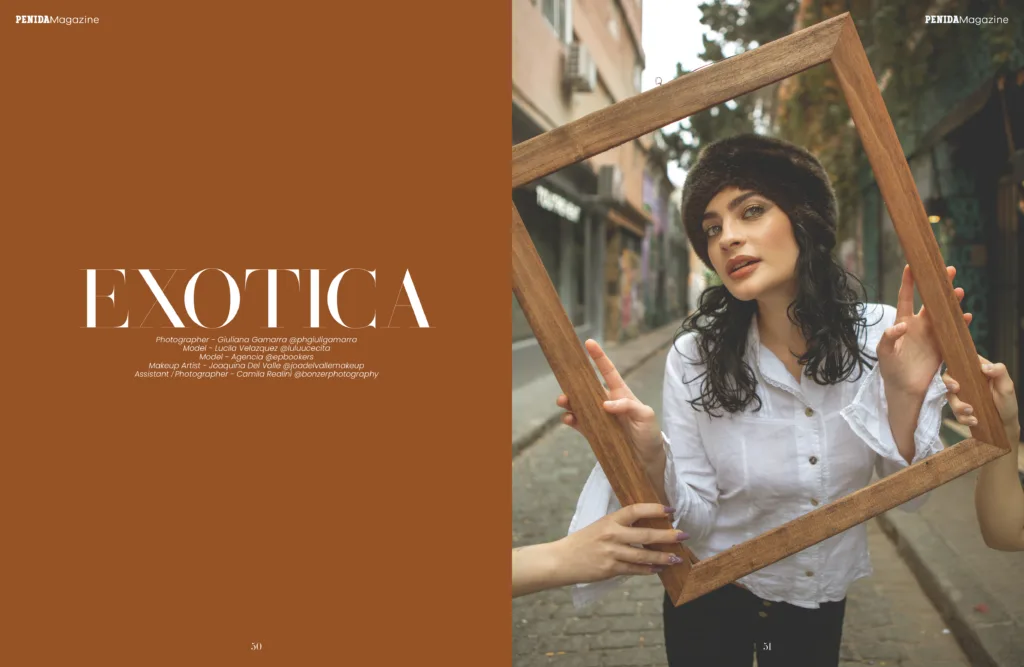 Dos fotógrafas gilenses publicaron en una revista francesa de moda 2