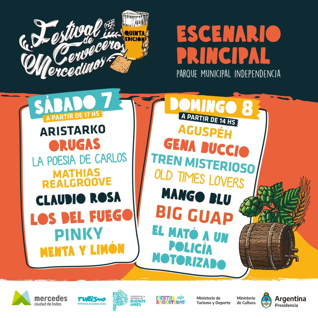 Llega el Festival de Cerveceros de Mercedes con grandes artistas 1 Llega el festival de cerveceros de mercedes con grandes artistas