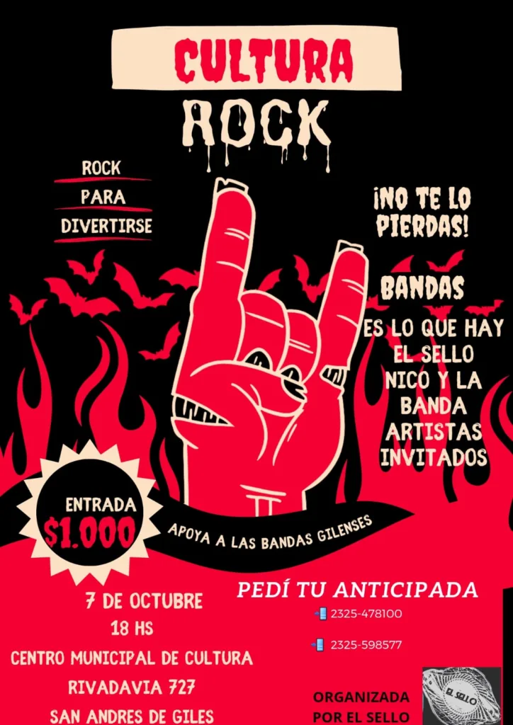 El rock vuelve al centro de cultura este sábado