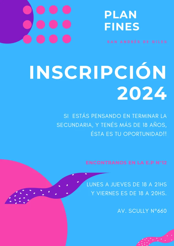 Abrió la inscripción en giles para el plan fines 2024