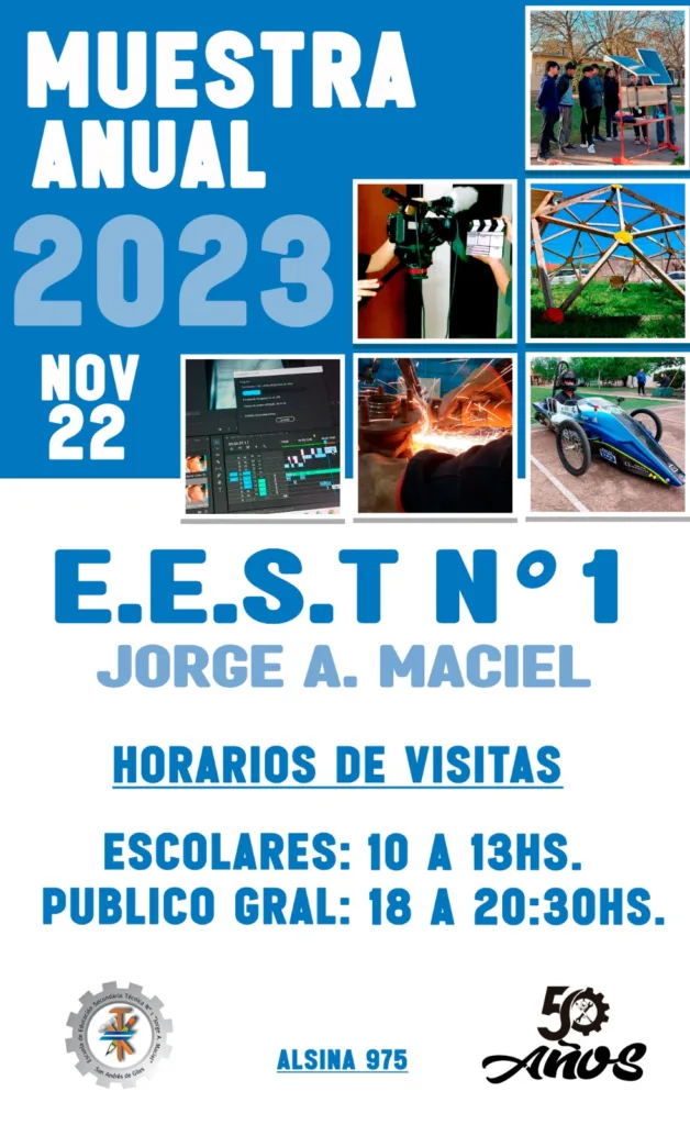 La escuela técnica se prepara para su muestra anual 2023
