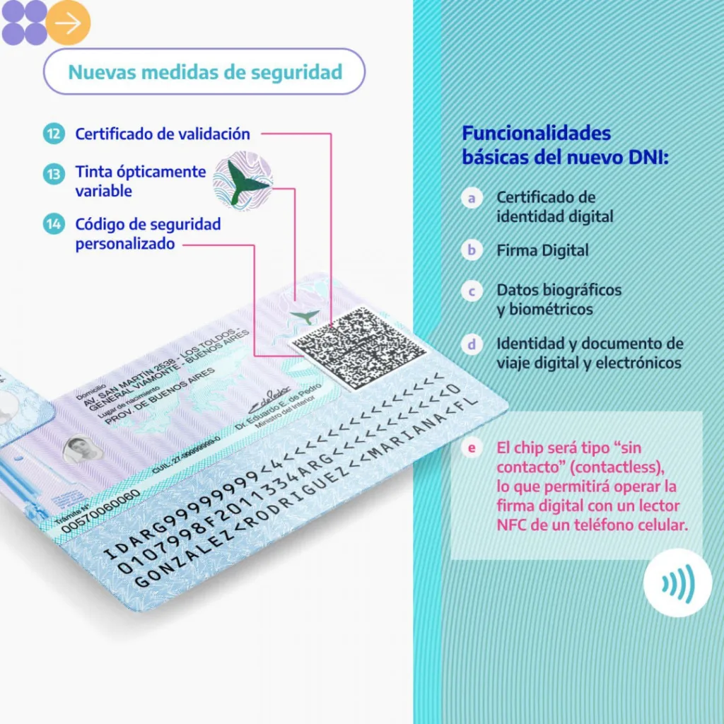 Nuevo dni electrónico: tendrá chip, código qr y las tres estrellas de los campeones mundiales 3