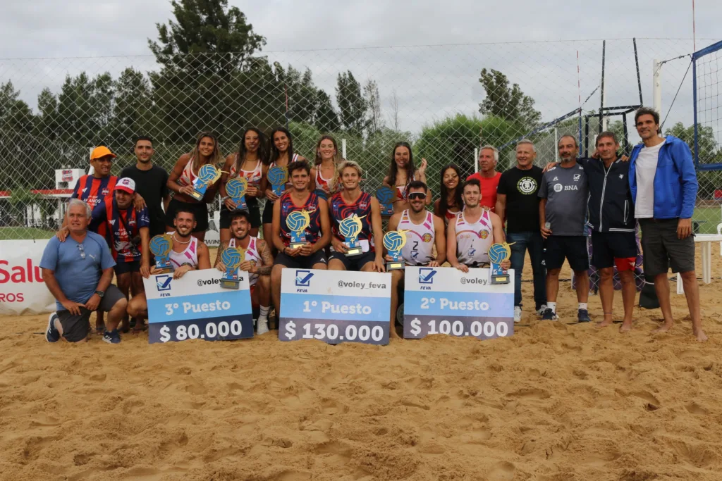 Beach volley: frontón recibió una etapa del circuito argentino 2