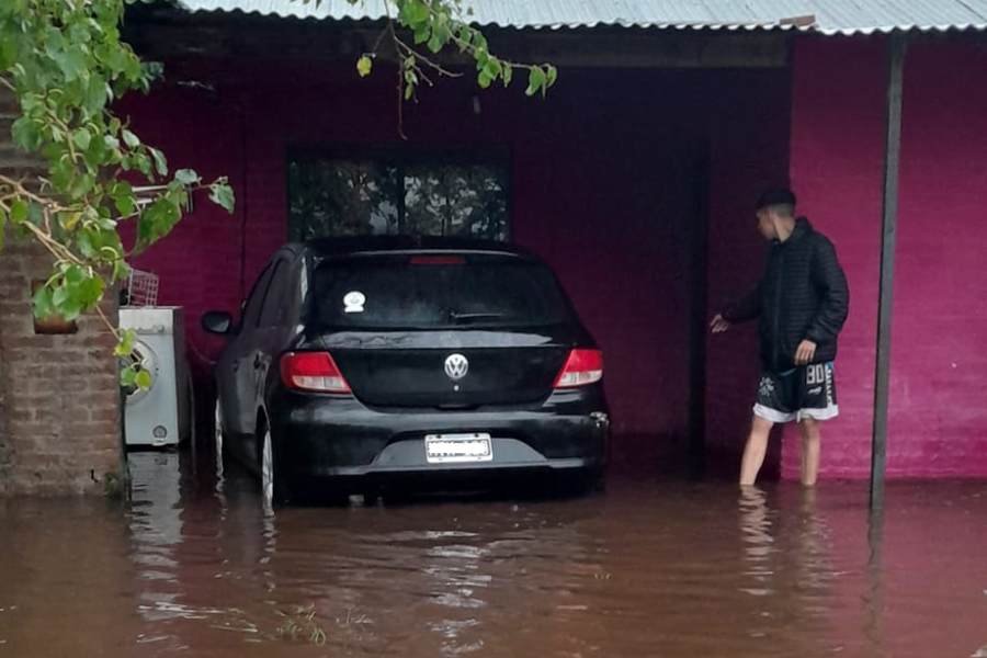 Lo que dejó el temporal en Giles: calles inundadas y caminos anegados 1 Lo que dejó el temporal en giles: calles inundadas y caminos anegados