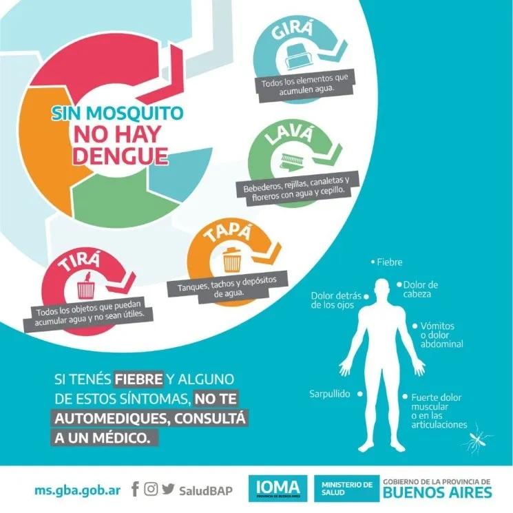Se confirma el primer caso de dengue autóctono en giles