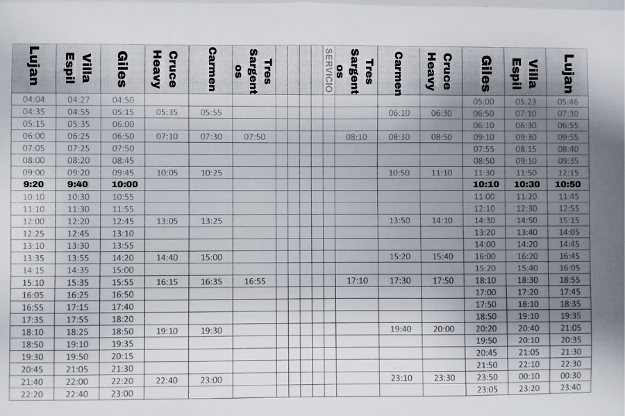 Metropol: conocé los nuevos horarios del 276