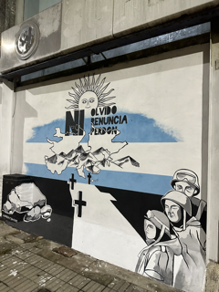 Un mural en homenaje a nuestros héroes