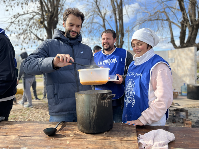 El barrio gracias a dios celebró el día de la patria