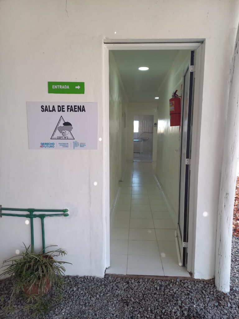 El cept n° 2 inauguró su sala de faena comunitaria