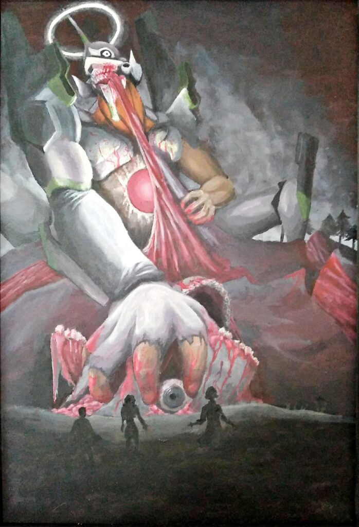 Juan manuel dorrego, finalista con su pintura en los juegos bonaerenses 2024