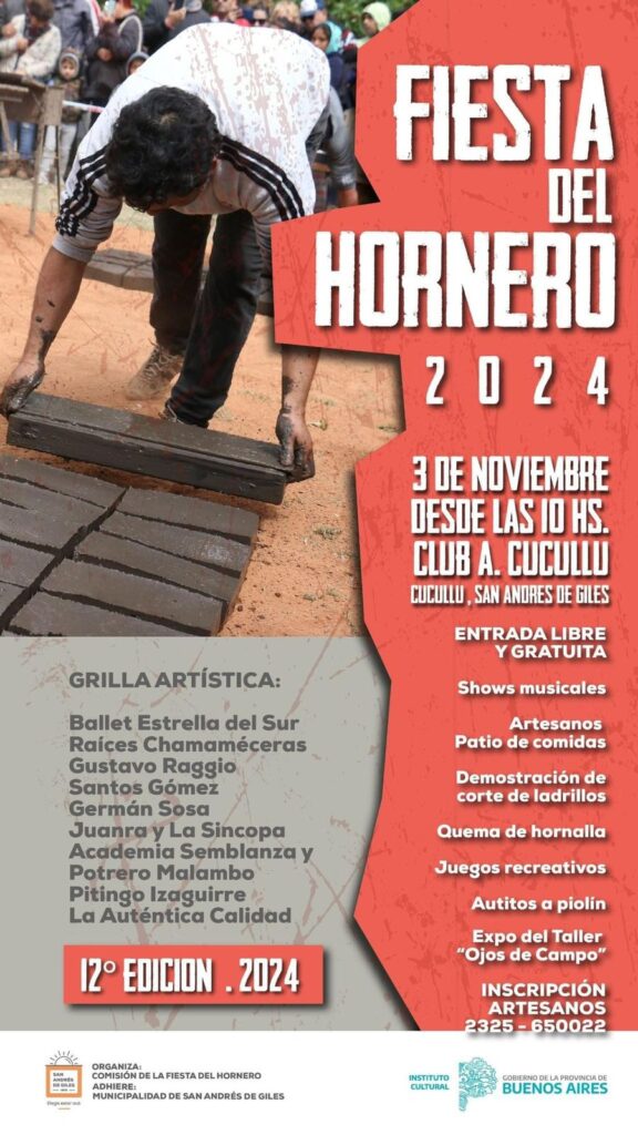 Fiesta del hornero 2024: se conoce la grilla artística