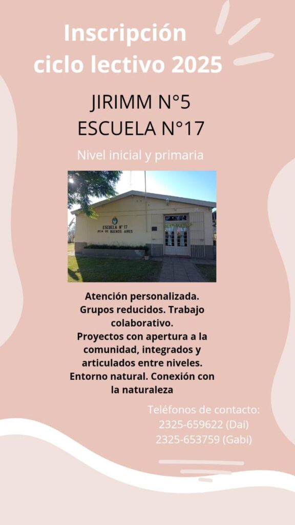 Aprender en el campo: abrieron las inscripciones para la primaria n°17 y el jardín n°5 1