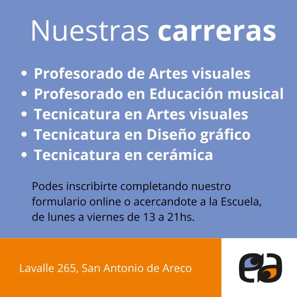 Abrieron las inscripciones para las carreras de la escuela de arte "gustavo chertudi"