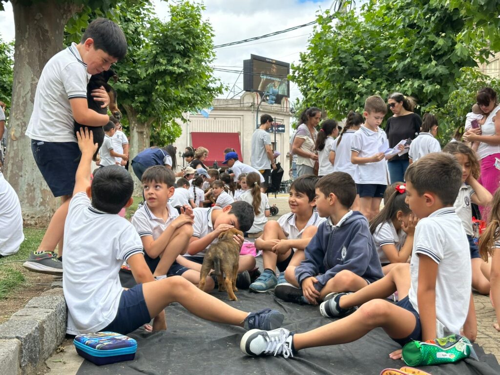 Educación y conciencia: jornada de adopción responsable en plaza san martín