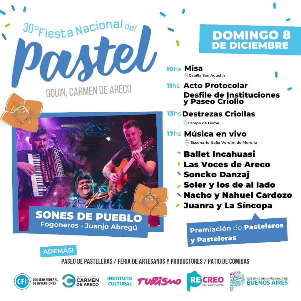 Se viene la Fiesta del Pastel en Carmen de Areco 2 Se viene la fiesta del pastel en carmen de areco 1