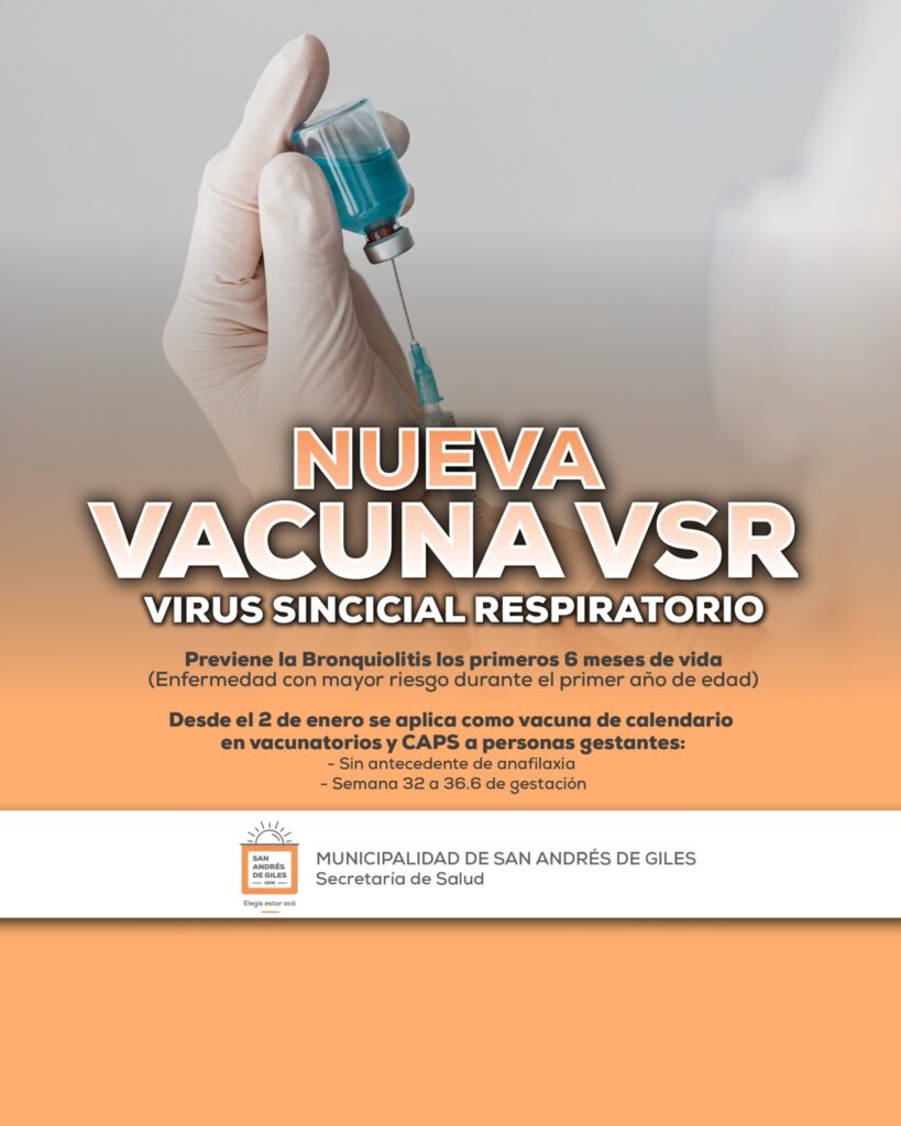 Nueva vacuna vsr llega al hospital san andrés