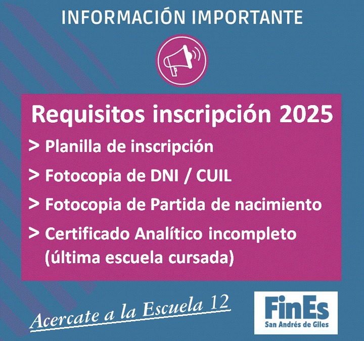 Plan Fines: abrió la inscripción para el 2025 1 Plan fines: abrió la inscripción para el 2025