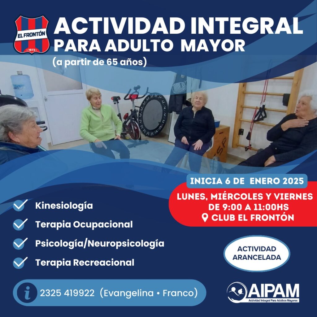 Adultos mayores activos: el innovador programa del club el frontón 1