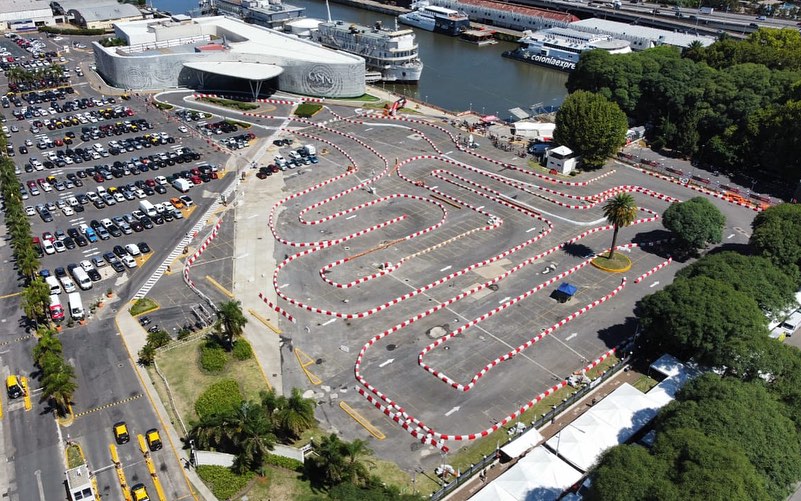 Molina corrió en el callejero del casino buenos aires 1