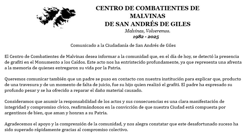 Hallaron al responsable de las pintadas en las plazas