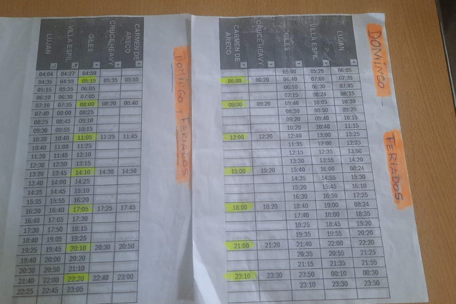 Línea 276: nuevos horarios por el comienzo de las clases 1