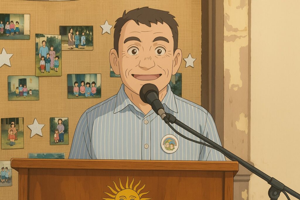 Así se vería Giles si fuera una animación japonesa 3 Así se vería giles si fuera una animación japonesa 2
