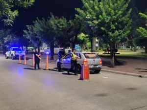 Fotografía aportada por la policía local sobre operativo vehicular.