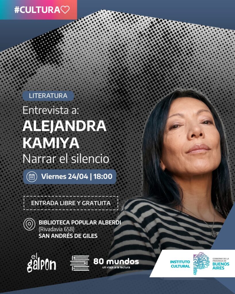 La reconocida escritora alejandra kamiya llega a san andrés de giles