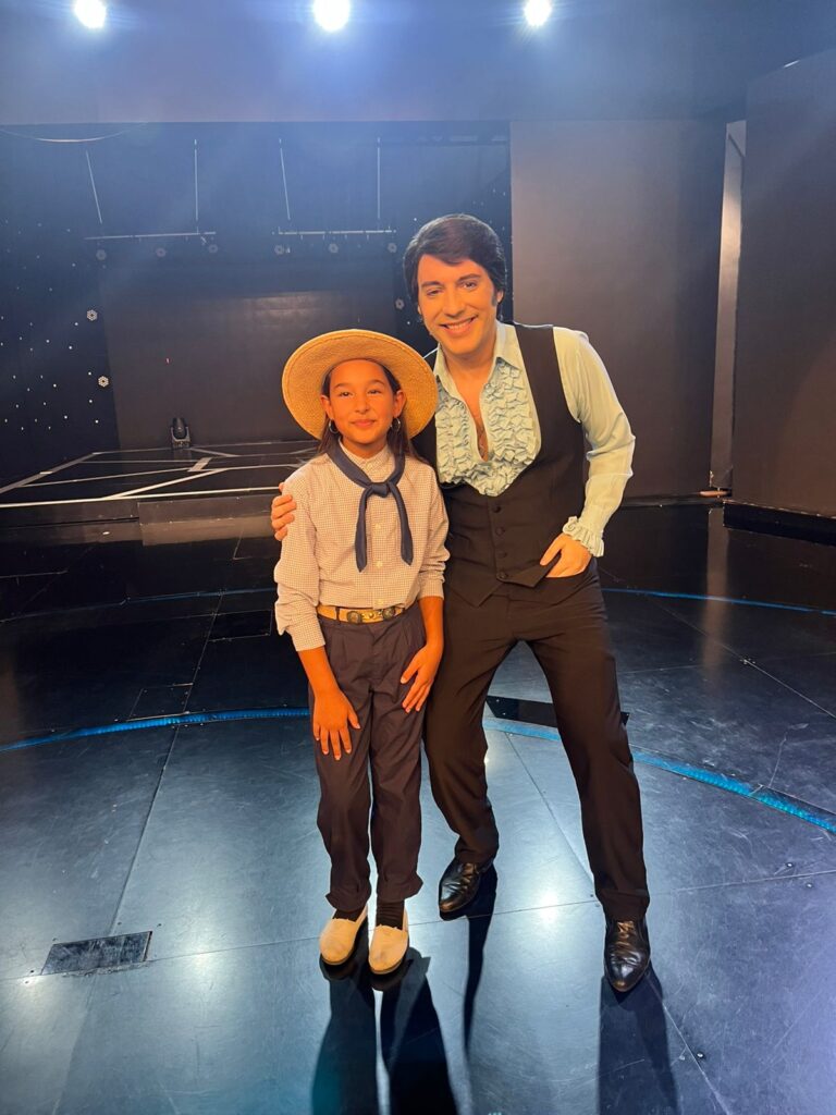 Sofía crivelli, la pequeña gran artista de villa ruiz que brilló en canal 9