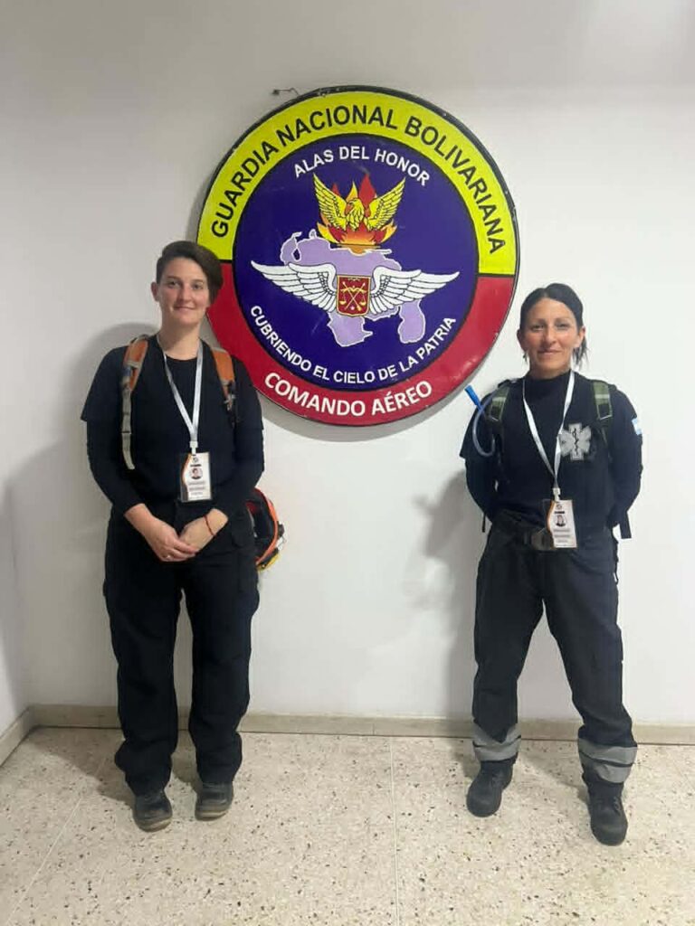 Cecilia, la rescatista de azcuénaga que colabora en venezuela tras los terremotos 1