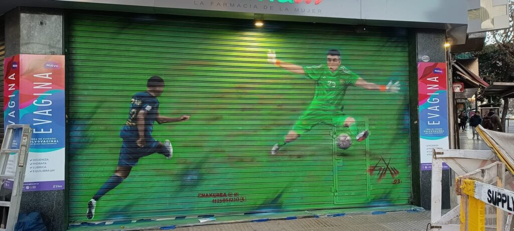 Alexandro ramirez, el muralista que pintará el homenaje al indio solari en giles 1